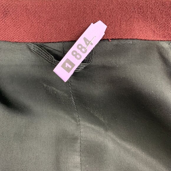 Vintage 80s Harvard Mens Wool Band Blazer Embroidered Logo Flawed w/ Moth Holes - Picture 14 of 16